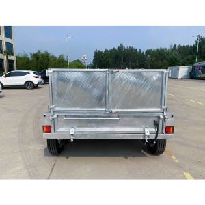 Double Axis Hydraulic Tipper Trailers 8x5 Hot Dip Galvanized Trailer Durable