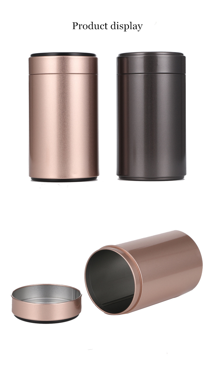 Anticorrosive Tin Can For Tea Packaging , Multifunctional Cylindrical Tin Container