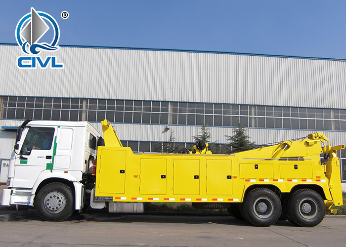 Sinotruk Howo Wrecker Tow Truck/ Road Wrecker Truck / 6x4 Tow Truck 90km/h 25 ton, 336hp