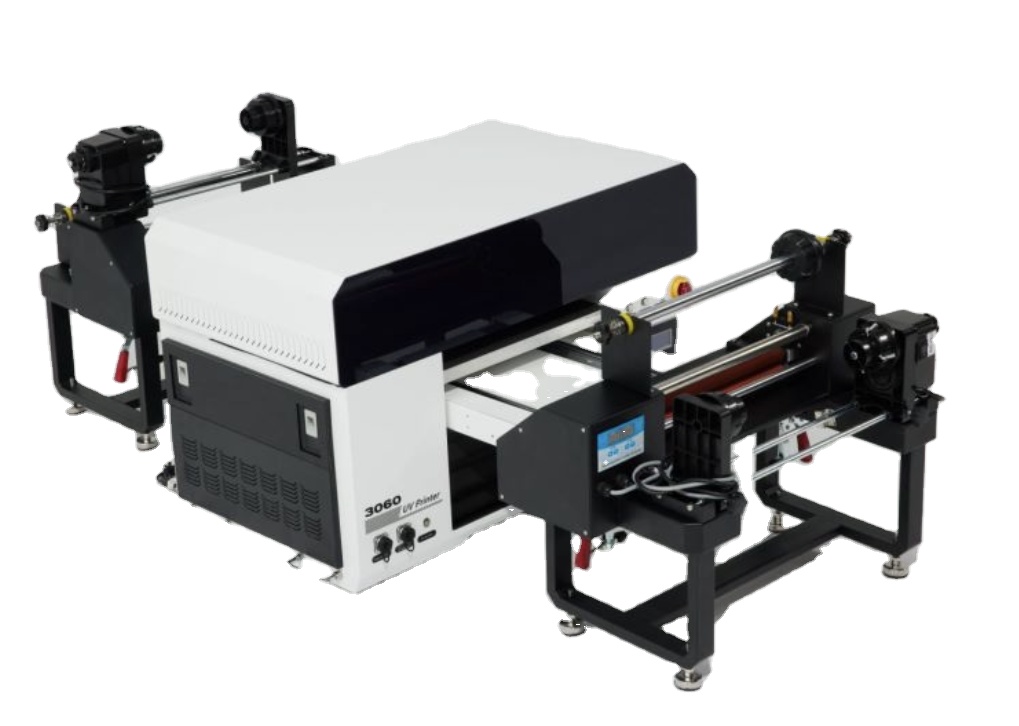 A3 3060 3IN 1 UV Printer XP600 Printhead Roll to Roll and Flatbed Printing for ANDEMES