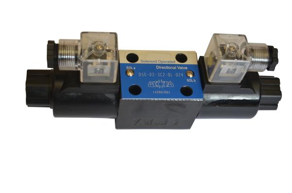 4 Way 3 Position Hydraulic Directional Control Solenoid Valve CETOP 03