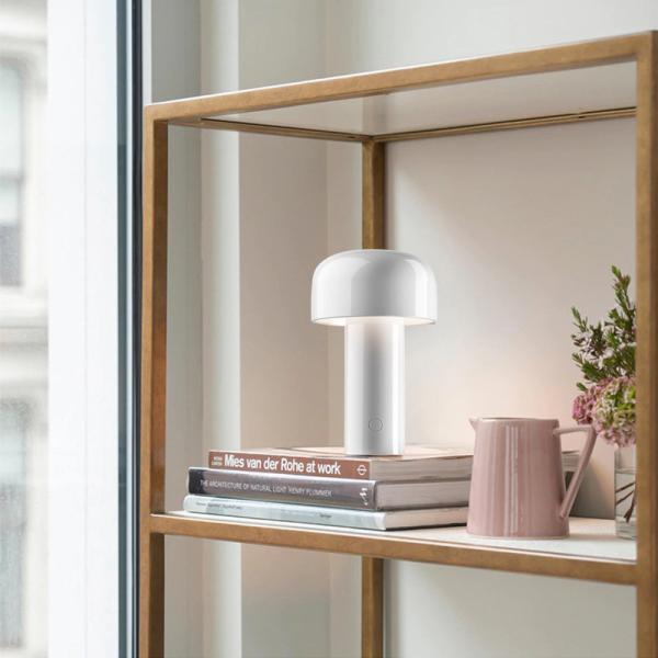 Post Modern LED Table Lamp Minimalist Cute Portable Bellhop Table Lamp(WH-MTB