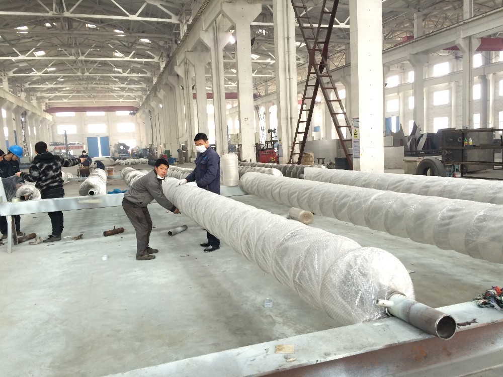 Horizontal Spiral Screw Conveyor Have Big Strength Good Resistant To Corrosion