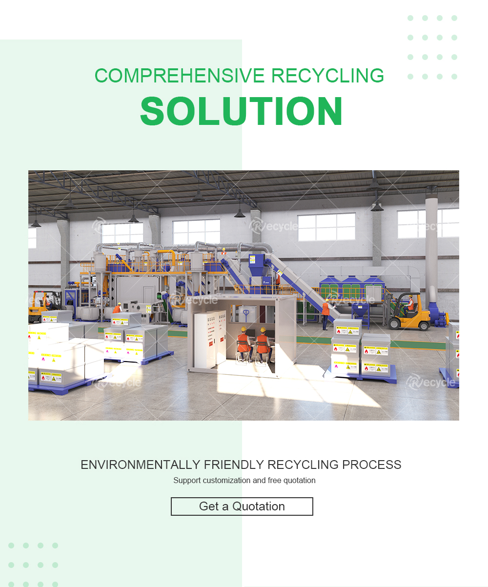 Revolutionary Recycling Solution Fully-automated Lithium Battery Recyclcing Machine