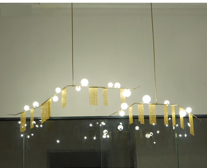 Modern Lamp Chain Suspension lamp Living room Bedroom salon lounge lights（WH-CC-27)