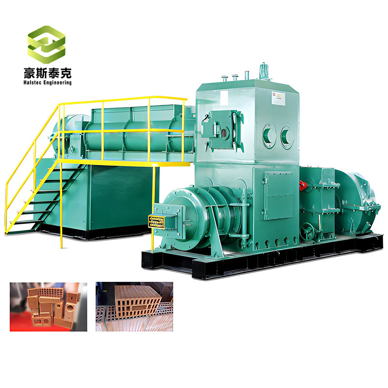 CE ISO 9001 Certificated JKY55/55-40 Clay Brick Making Machine With Vacuum Extruder For High Capacity Production