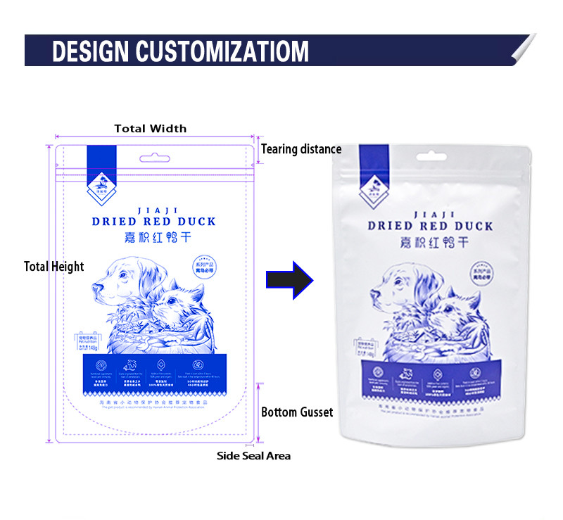 Bulk Customized Ziplock Plastic Bags Matte Stand Up Pouch Aluminum Foil Mylar Bag