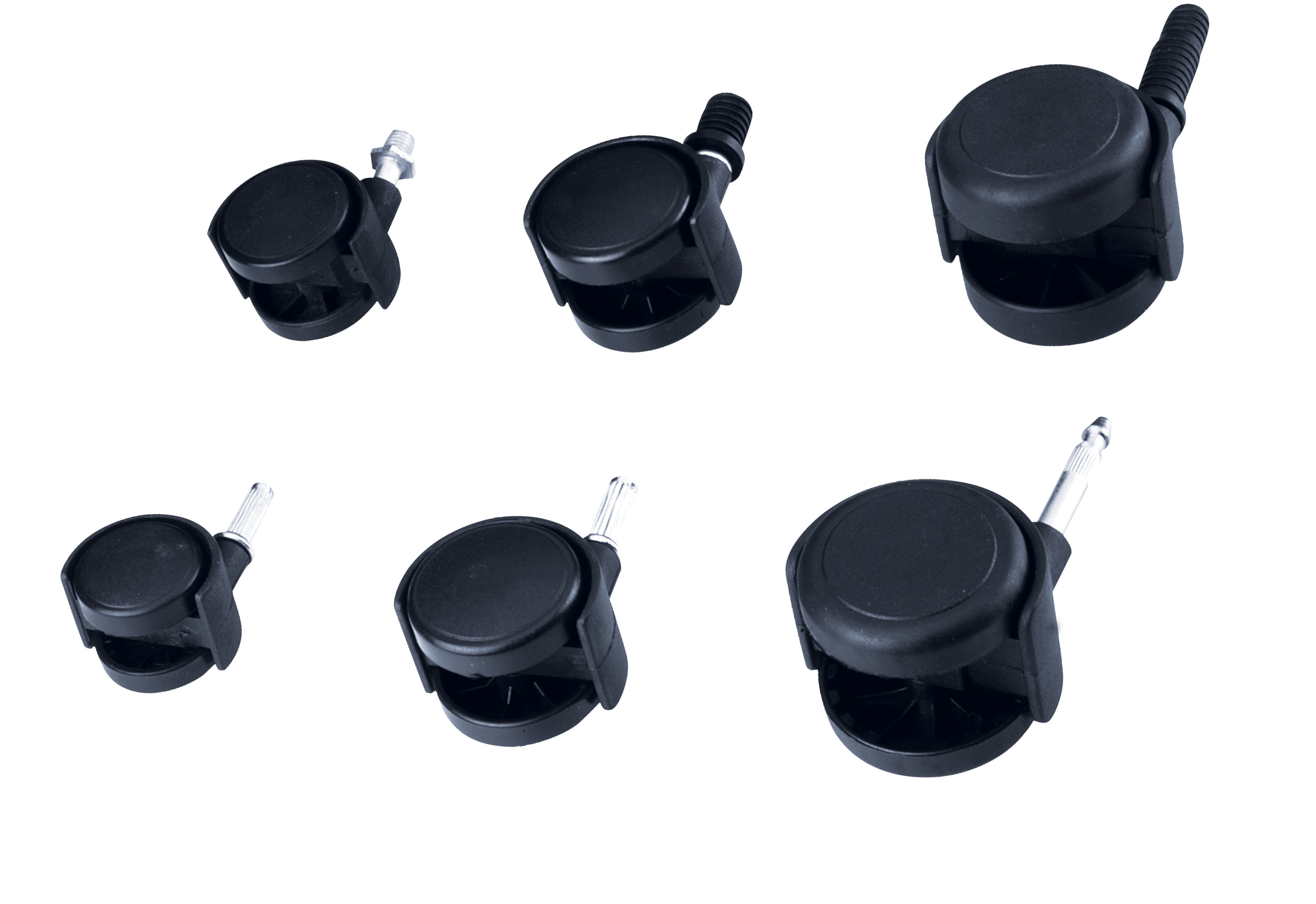 Lightweight Universal Vacuum Cleaner Wheels 30mm 35mm 40mm 50mm Optional