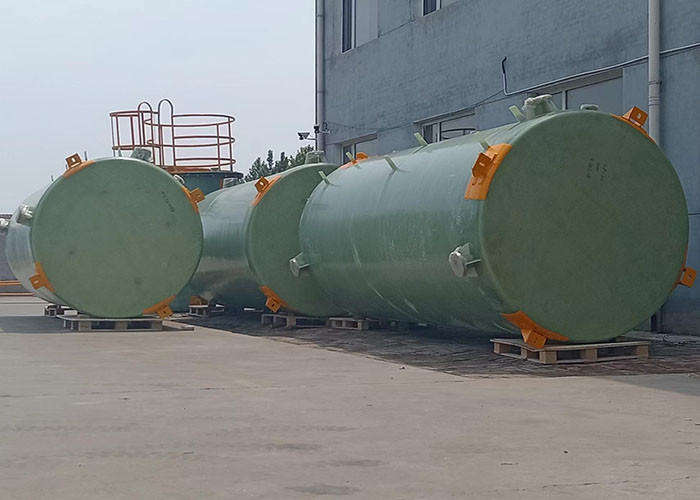 Vertical Harmless Treatment FRP Chemical Storage Tank Easy Installation 4000*7500mm