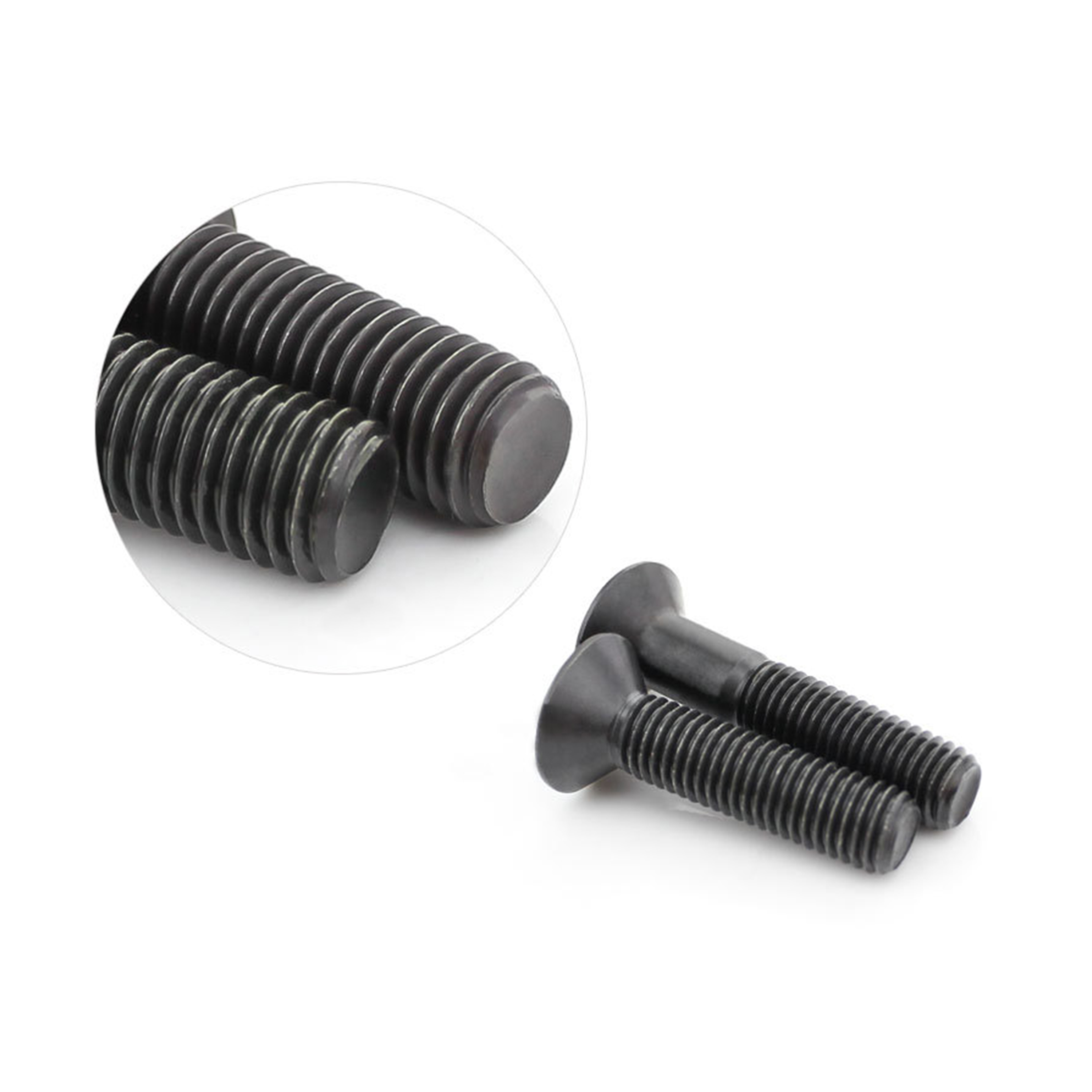 Carbon Steel DIN7991 M5 Black Oxide Flat Socket Hex Bolt 12.9 Countersunk Head Hexagon