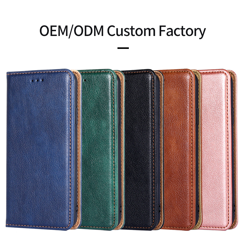 Wireless Charge Support PU Leather Phone Case for iPhone X XS XR 12 13 14 15 Pro Max