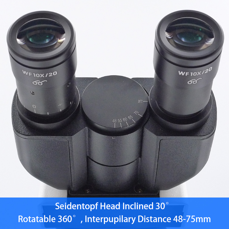 WF10x/18 Eyepiece Halogen Lamp Microscope Trinocular Metallurgical Microscope