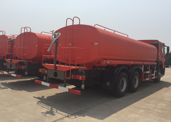 Internal Anti - Corrosion Construction Water Transport Trucks 18-25CBM