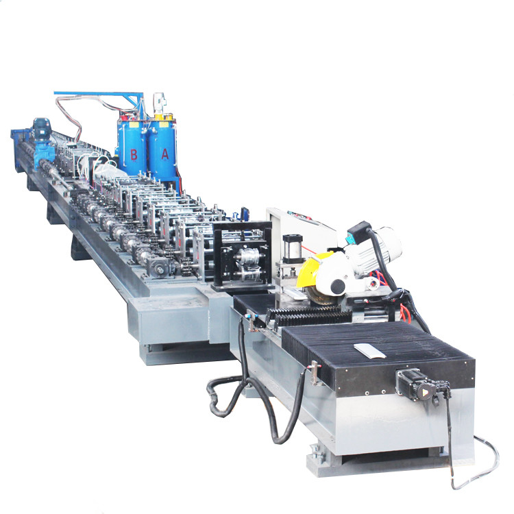 380Volt PU Sandwich Shutter Door Roll Forming Machine Making Machine 22Kw