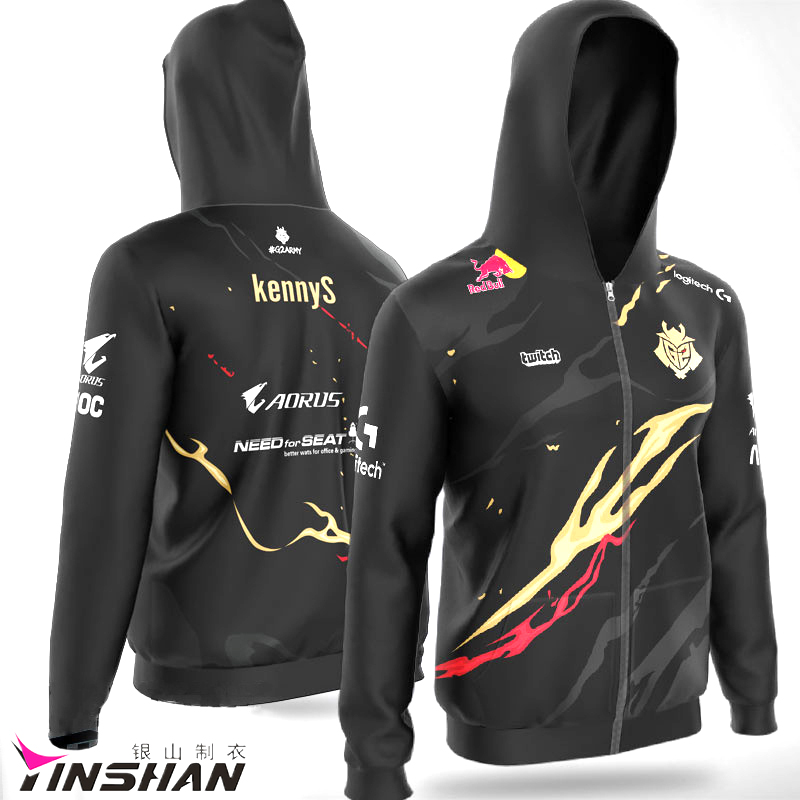Custom Racing Teamwork Hoodie Windproof Zip Up Pullover with Cotton Polyester Design