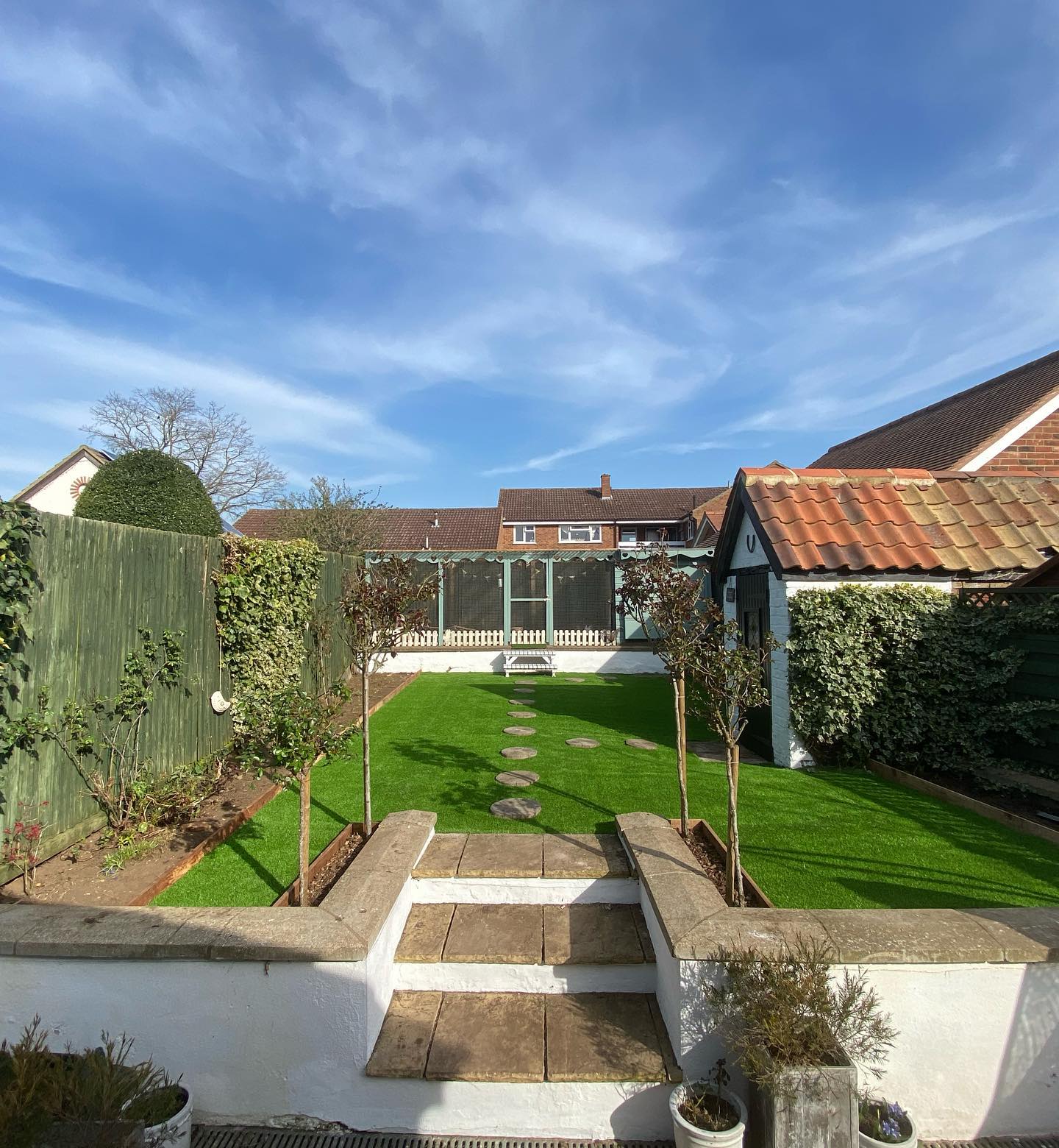 18-70mm Landscaping Artificial Grass 30mm Artificial Turf For Front Yard
