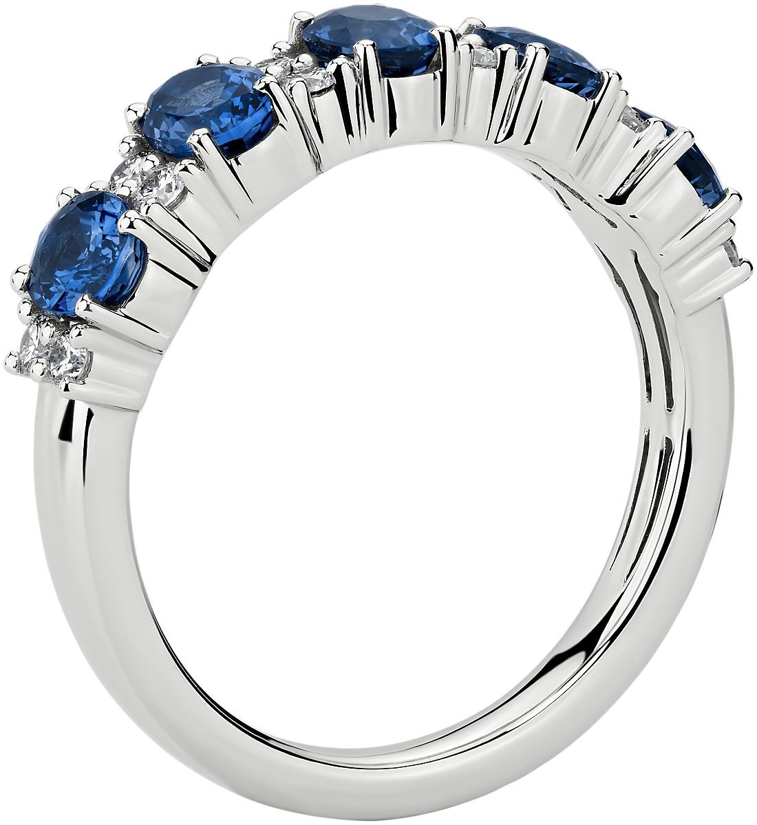 Selena 4ct Cushion Cut Blue Sapphire Engagement Ring For Women