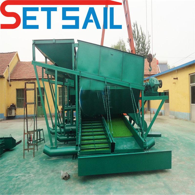 Hot Sale Land Gold and Diamond Mining Machinery with Agitation Chute
