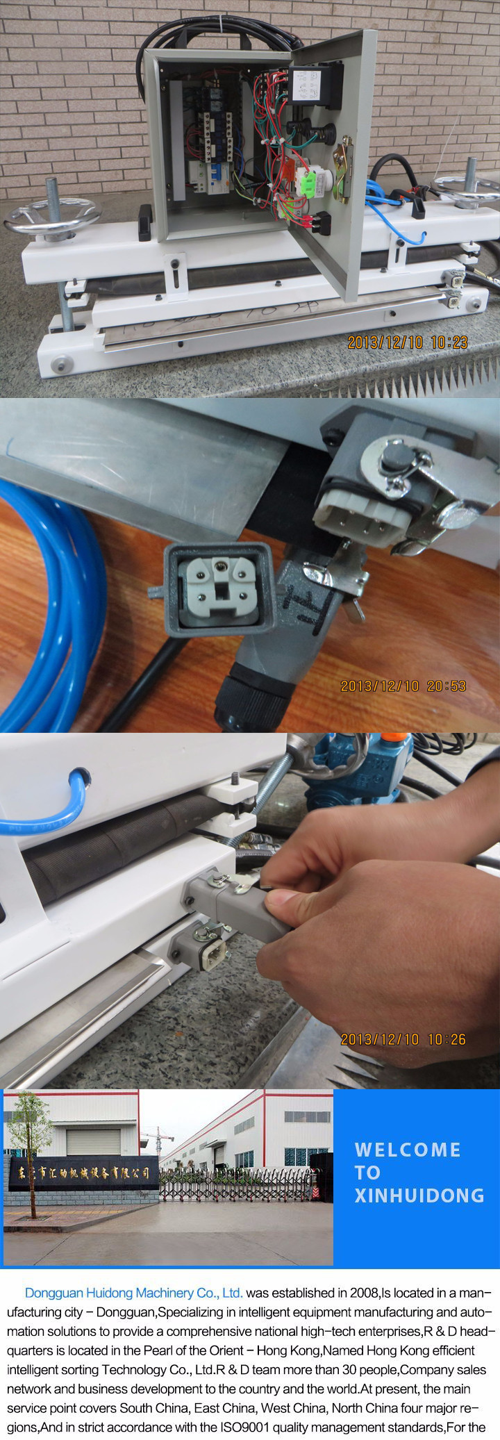 Stainless Steel Belt Jointing Machine , Conveyor Belt Splicing Machine
