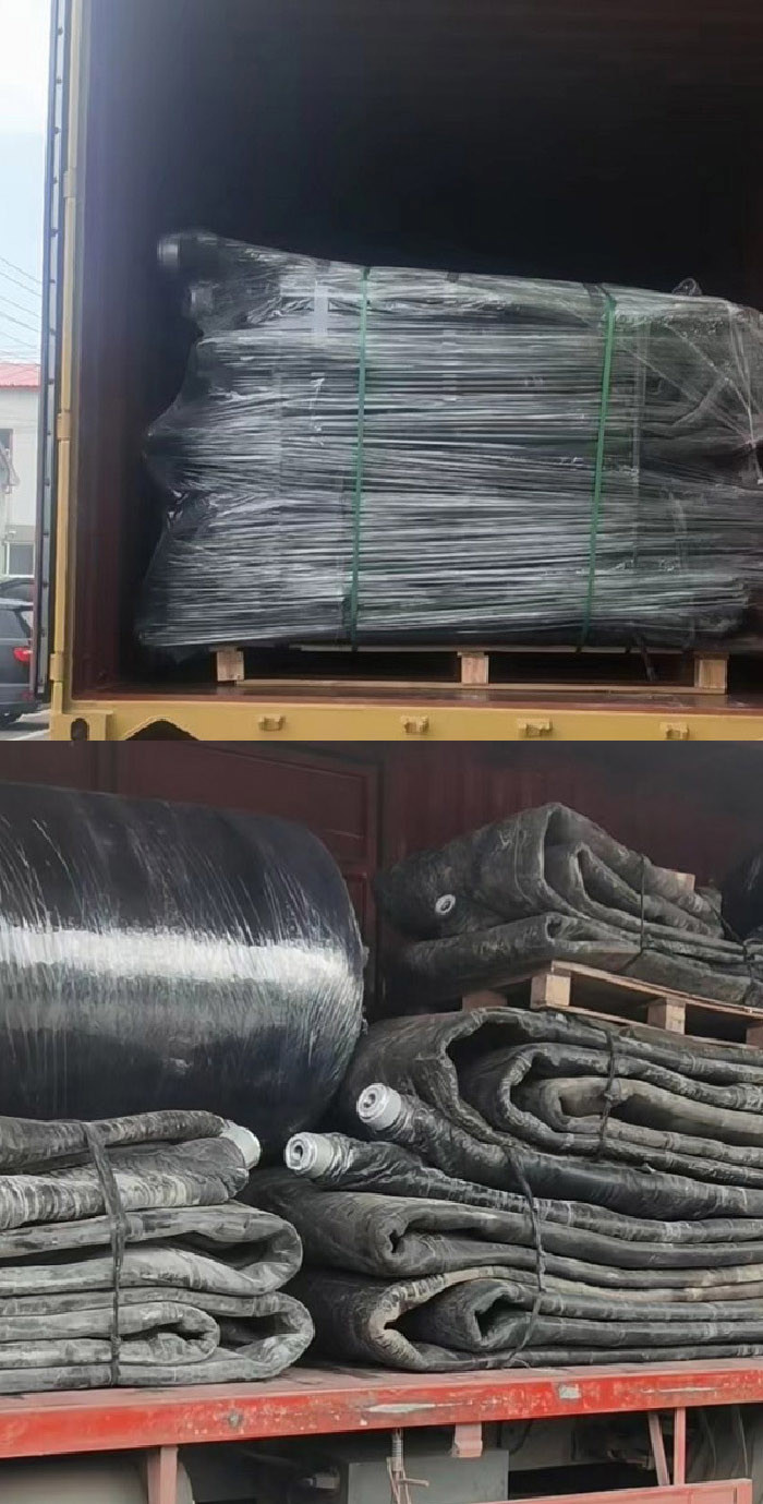Airbag Launching Ship Air Filled Rubber Ship Launching Marine Airbag For Boat