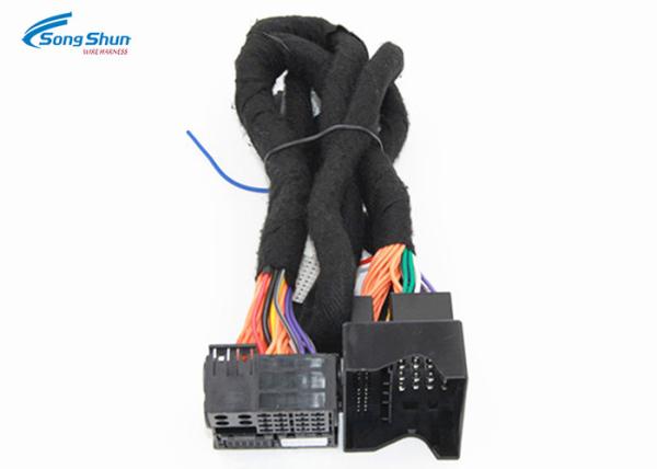 Video Auto Wiring Harness For VW Cars 9003 Connector , PVC Jacket Automotive