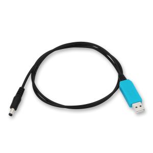 USB to 12V Step-Up Power Cable with Transparent Shell