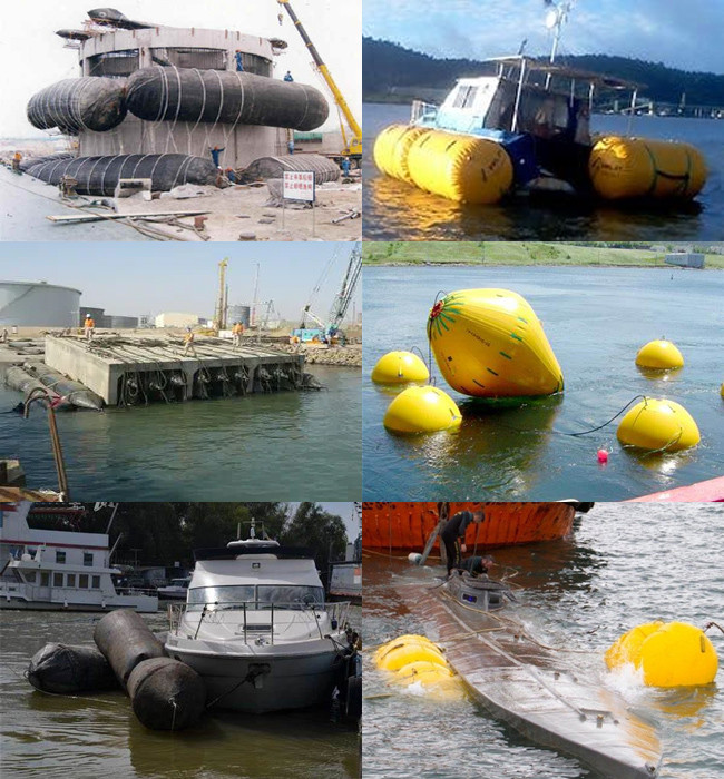 Universal Dock Marine Salvage Airbags Inflatable Rubber Bag ISO9001 Approved