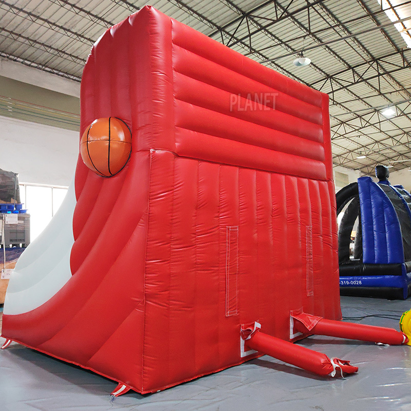 Popular Inflatable Basketball Shooting Game Carnival Basketball Bounce Machine Interactive Game