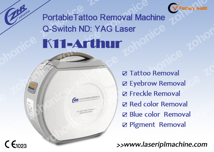 1064nm Laser Tattoo Removal Machine Q-switched ND For Beauty Salon Use