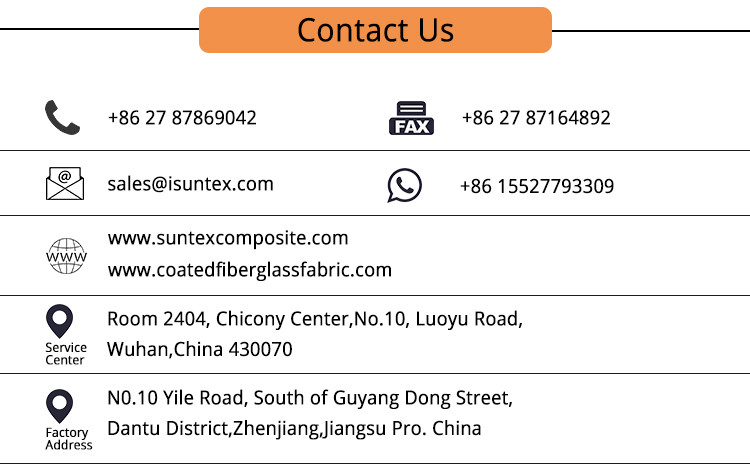 Heat Resistant Silicone Coated Fiberglass Fabric Cloth Roll