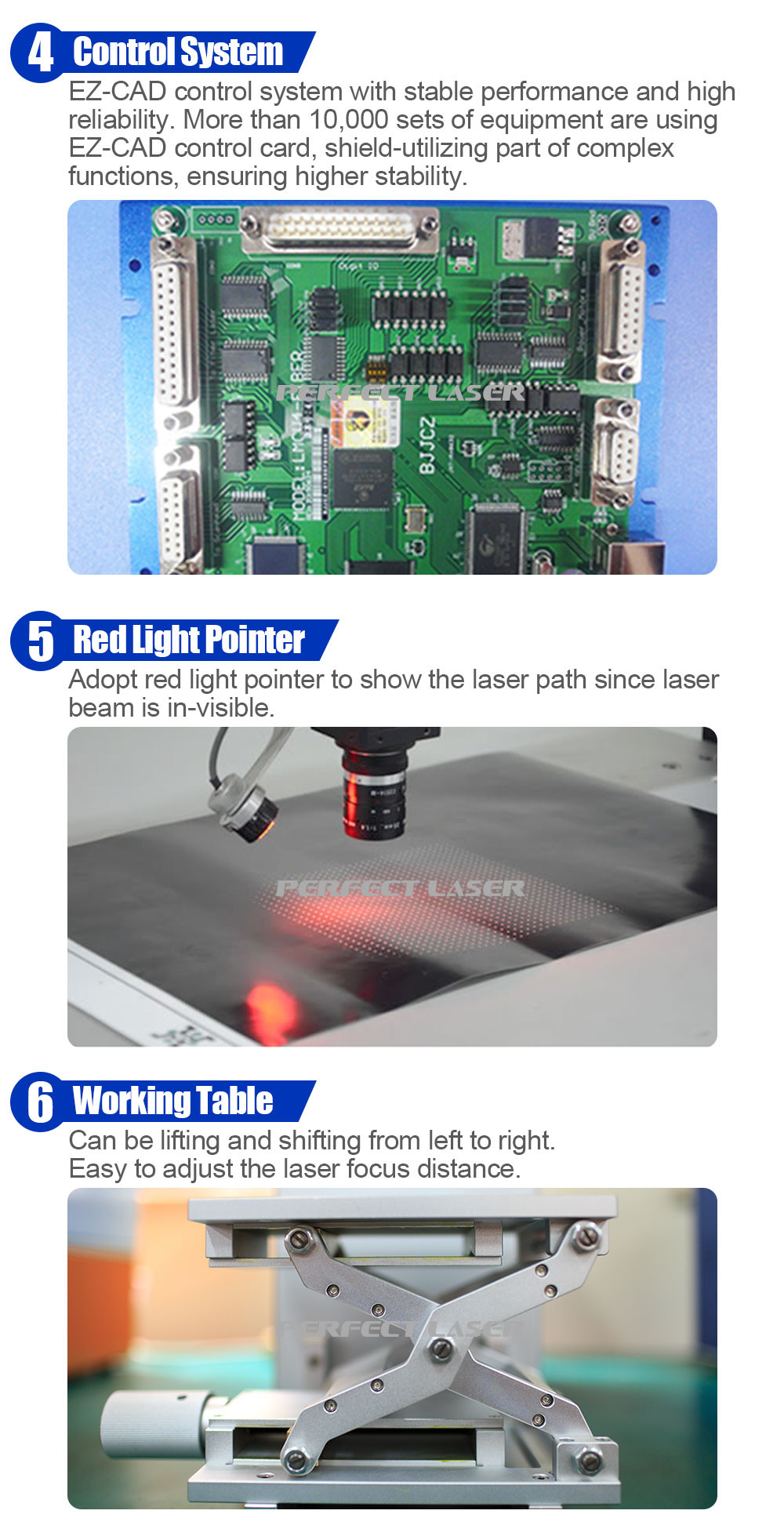 Portable Laser Marking Machine With 3D Working Table For Metal And Nonmetal