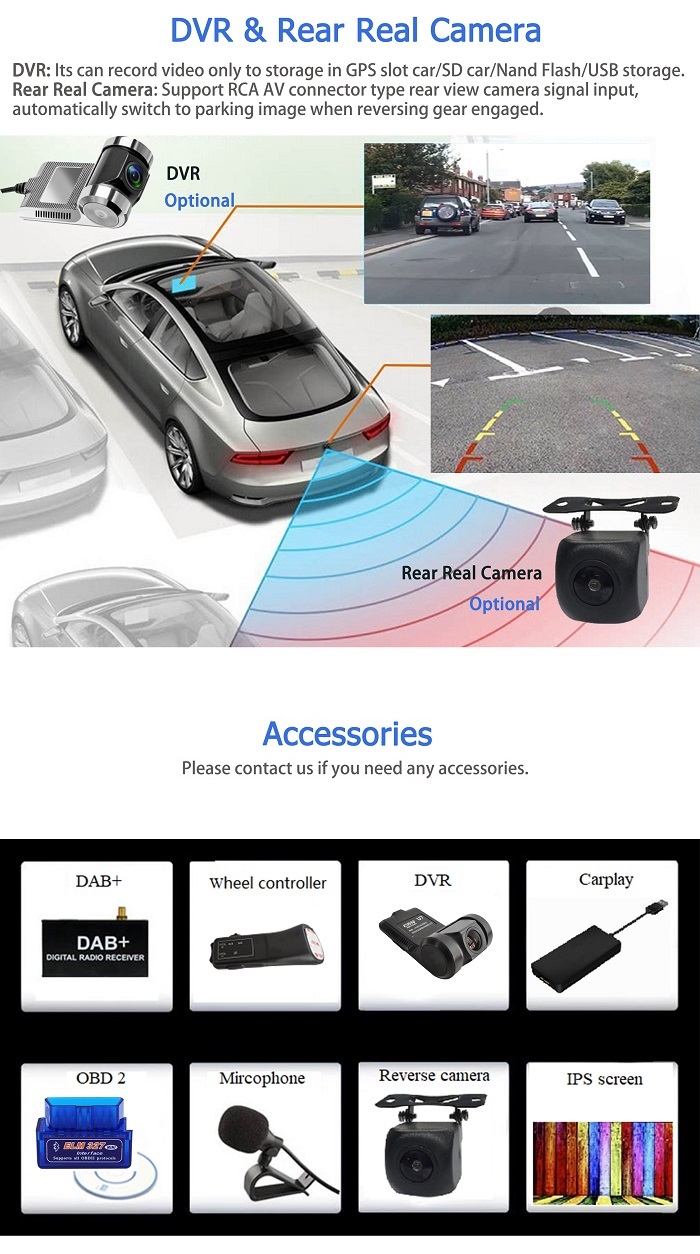2GB+16GB 7 Inch Universal Car Stereo Multimedia Player with Wifi Touch Tablet for Toyota Corolla Auris Vios