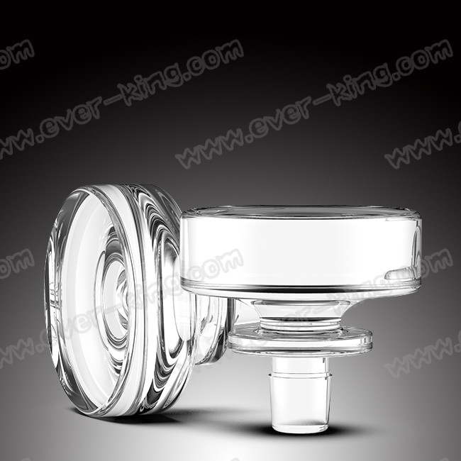 High End Super Flint Glass Bottle Cap For Luxury Liquor