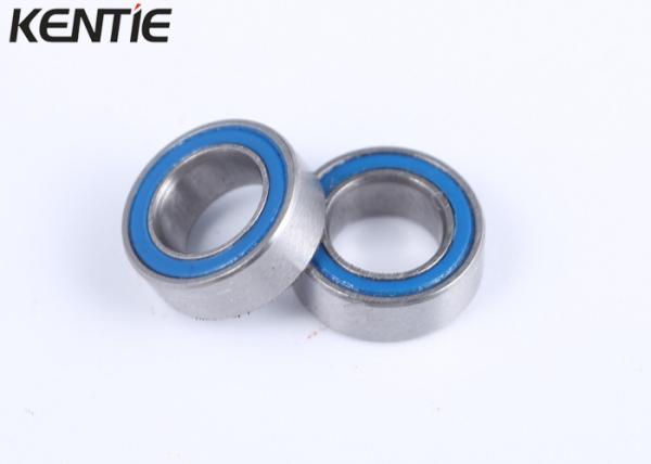 Motor MR74RS Radial Deep Groove Ball Bearing Blue Rubber Seals 60000rpm 4 * 7 *