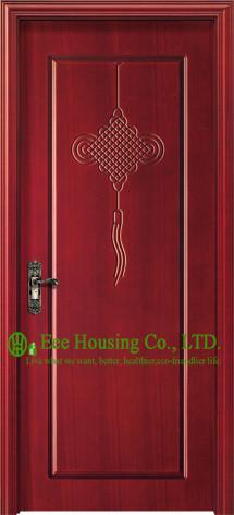 New Design Residential Timber Veneer Wood Bedroom Single Door, Wood Doors New