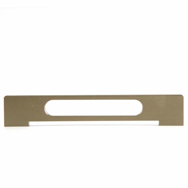 247mm Customized Polished Silver Aluminium Cabinet Handle For Kitchen