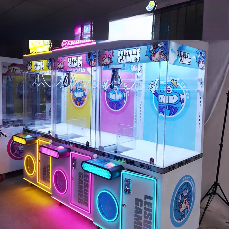 Dreamland funny coin games plush toys doll prize machine coin operated kids toy vending machine