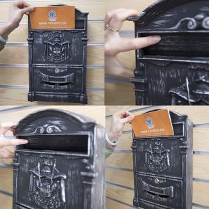  Outdoor Retro Vintage European Aluminum Diecast Wall Mounted Mail Box Post Box Secure Letterbox Manufactures