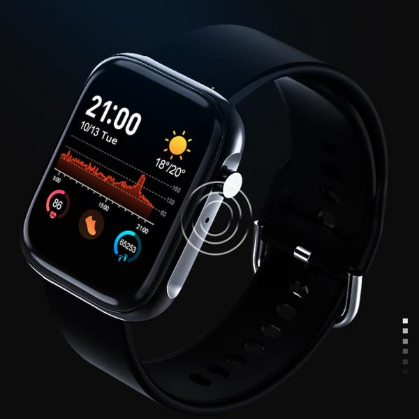 2.5D Curved Glass Blood Oxygen Smartwatch , IP68 Magnetic Charging 1.54 Inch