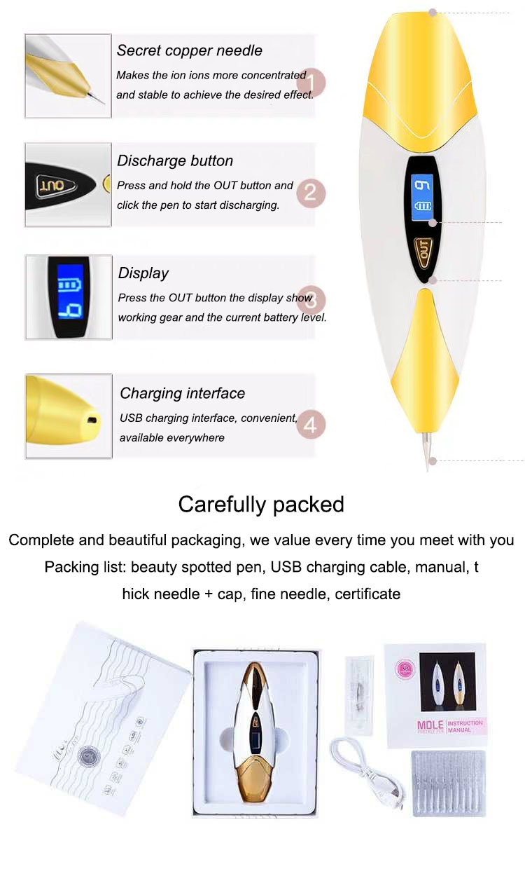 FDA Approved Beauty Removal Sweep Spot Pen Mole Remover Pen Black Spot Machine