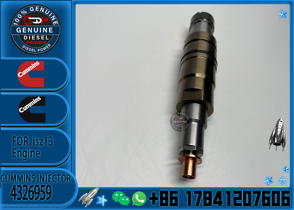 Genuine Diesel Fuel Injector 4955080 2872544 For Cummins ISZ Engine Parts 4326959