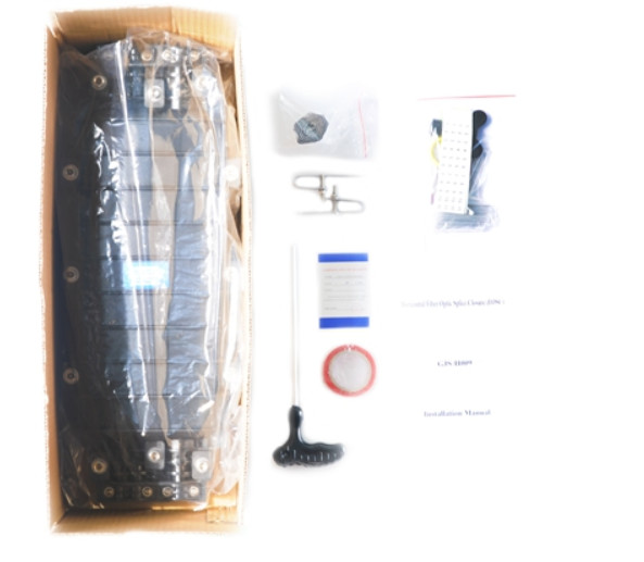 Durable Fiber Optic Splice Closure 3 In 3 Out Bunchy 96F Ribbon 144F IP68 Protection