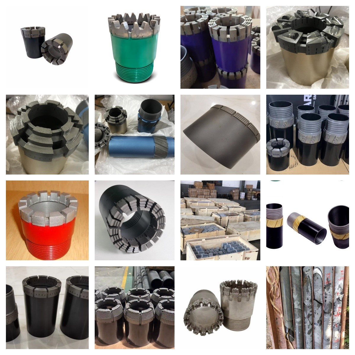 Electroplated Diamond Drill Bits Galvanized For Different Rock Layers