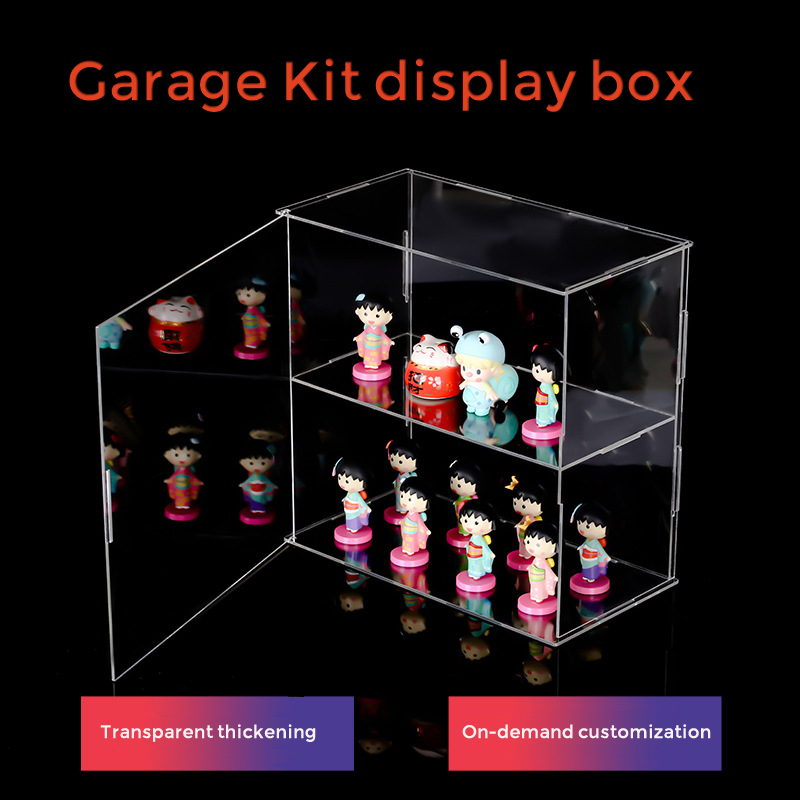 Helmet Acrylic Display Case For Garage Kit Figure Toy Car Model Display Case