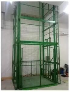 6m Vertical Travel 1T Load Hydraulic Warehouse Cargo Lift Vertical Warehouse Industrial Lift