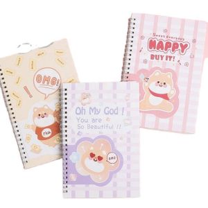 Notebook Original Spiral Wire Notebooks With a Gel Cover Student Notebook