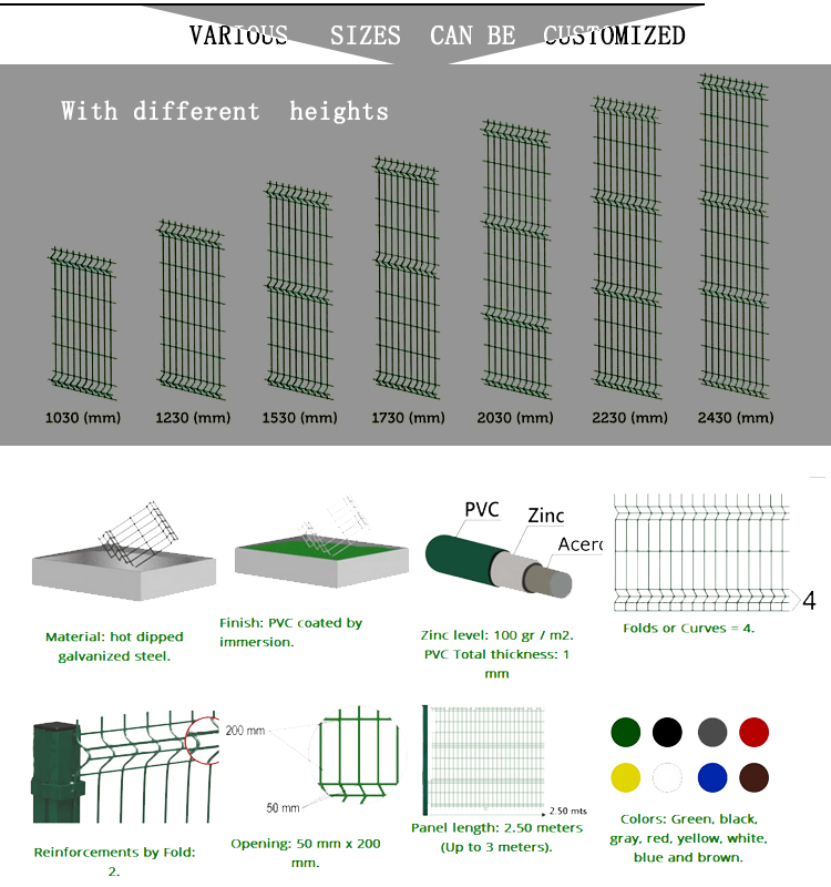 diamond wire mesh sports ground fence 72 inch