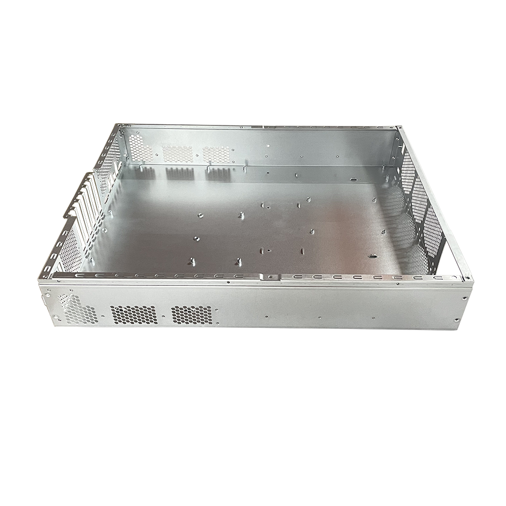 Cnc Cut Sheet Metal Bracket Manufacturer Milling Anodized Electronics Cover Housing