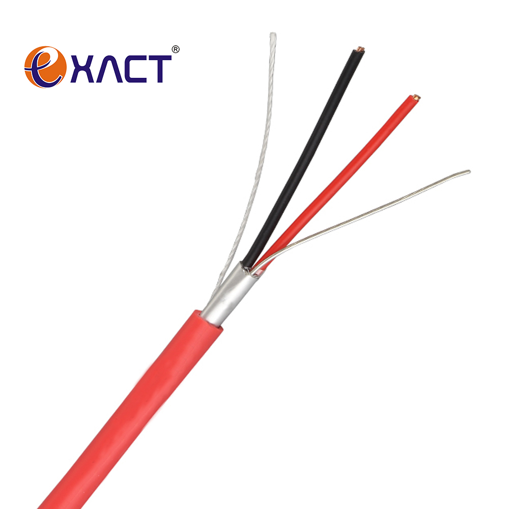 EN50200 PH30/120 Europe Market 2 Core 1.5mm2 Al/Foil Shielded Fire Alarm/Resistant Cable