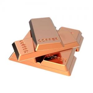  99.99%min Pure Copper Ingots High Density Smooth Surface Manufactures
